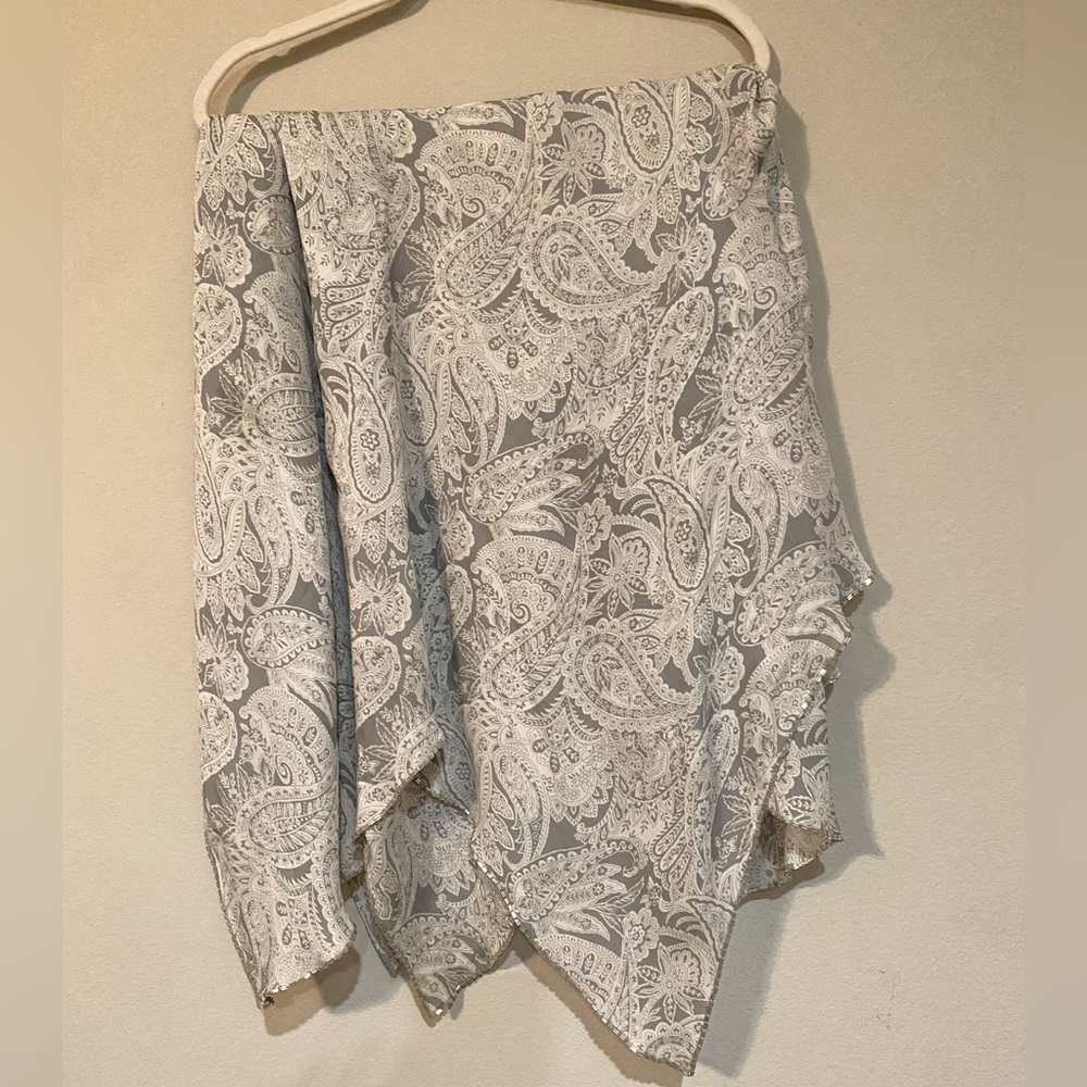 Beautiful Paisley Silk Skirt size 14